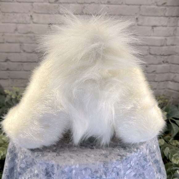 White Floppy Eared Bunny Rabbit Holding a Carrot Plush Stuffed Animal 🌟EUC🌟 - Picture 10 of 10